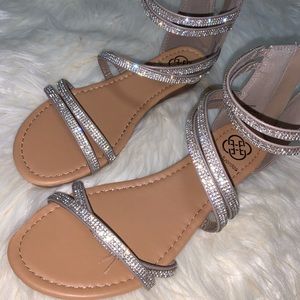 Rhinestone sandals
